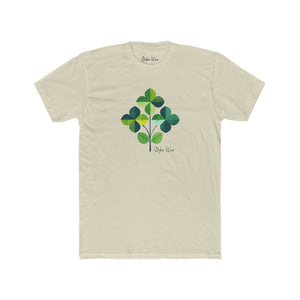 Minimalist Lucky Clovers | Men's Cotton Crew Tee