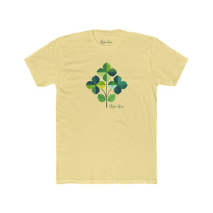 Minimalist Lucky Clovers | Men's Cotton Crew Tee