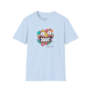 Funky Face Art | Unisex Softstyle T-Shirt