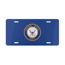 Load image into Gallery viewer, U.S. Navy Emblem Vanity Plate