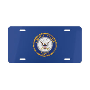 U.S. Navy Emblem Vanity Plate