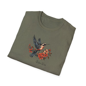 Vintage Tattoo Style Bird | Unisex Softstyle T-Shirt