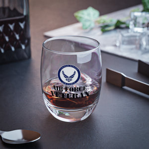 U.S. Air Force Veteran Whiskey Glass