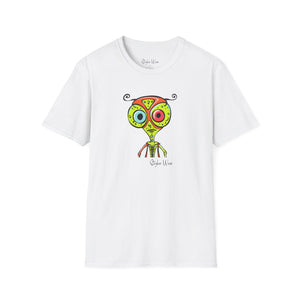 Funky Abstract Alien Sketch | Unisex Softstyle T-Shirt