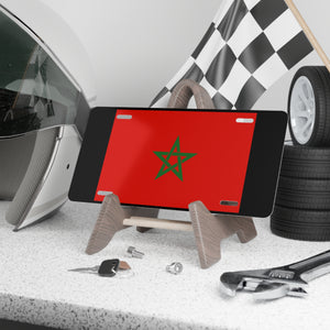 Morocco Flag Vanity Plate