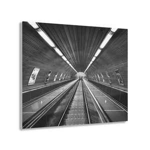 Subway Escalator Acrylic Prints