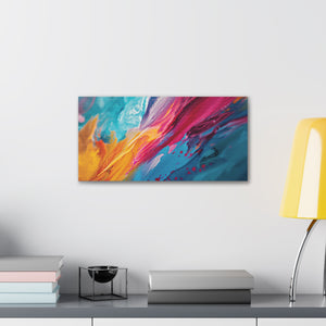 Color Splash - Horizontal Canvas Gallery Wraps