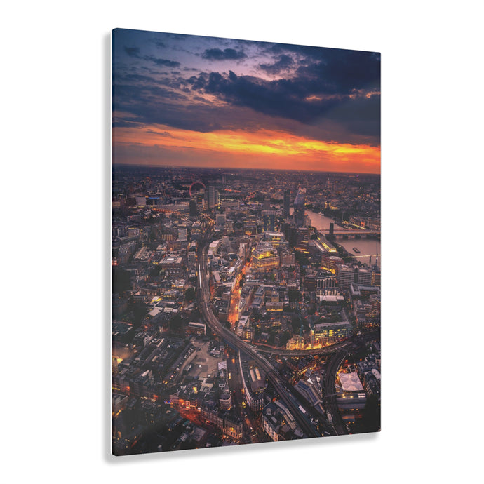 Sunset Over London Acrylic Prints