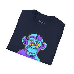 Funky Monkey Pop Art | Unisex Softstyle T-Shirt