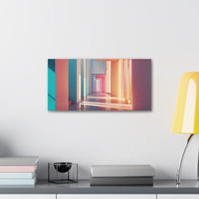 Load image into Gallery viewer, Pastel Hallways - Horizontal Canvas Gallery Wraps