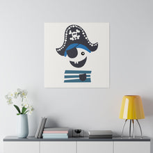 Load image into Gallery viewer, Kids Pirate Wall Art | Square Matte Canvas