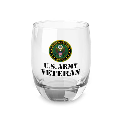 U.S. Army Veteran Whiskey Glass