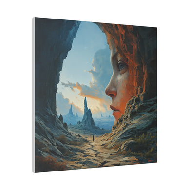 Fantasy Realm Wall Art | Square Matte Canvas