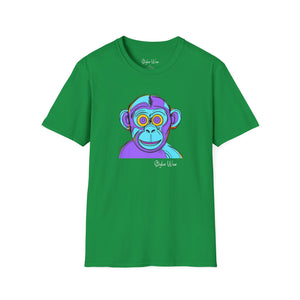 Funky Monkey Pop Art | Unisex Softstyle T-Shirt