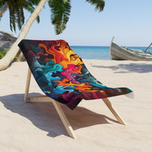 Load image into Gallery viewer, Abstract Art Beach Towel