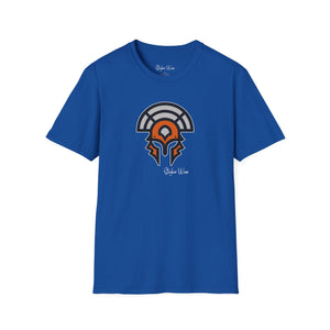 Warrior Helmet Orange | Unisex Softstyle T-Shirt