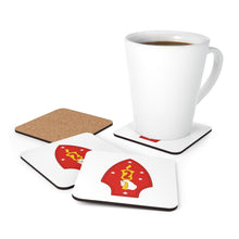 Load image into Gallery viewer, 2nd Marine Division Corkwood Coaster Set