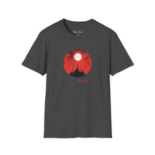 Load image into Gallery viewer, Spooky Mountains &amp; Red Sky  | Unisex Softstyle T-Shirt