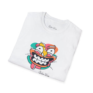 Funky Face Art | Unisex Softstyle T-Shirt