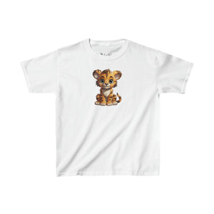 Happy Tiger Cub | Kids Heavy Cotton™ Tee