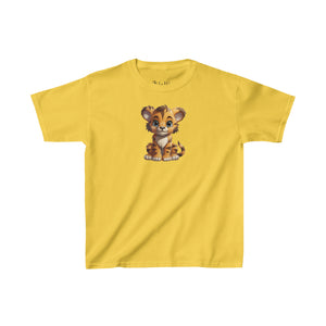 Happy Tiger Cub | Kids Heavy Cotton™ Tee