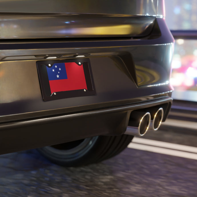 Samoa Flag Vanity Plate