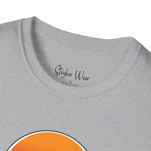 Minimalist Circle Sunset | Unisex Softstyle T-Shirt