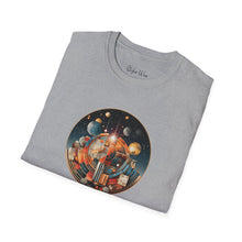 Load image into Gallery viewer, Abstract Cosmic Circle | Unisex Softstyle T-Shirt