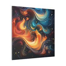 Load image into Gallery viewer, Cosmic Swirls Wall Art | Square Matte Canvas