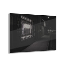 Load image into Gallery viewer, Tattoo Parlor at Night Black &amp; White with Color Acrylic Prints