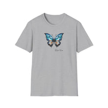 Load image into Gallery viewer, Blue Butterfly | Unisex Softstyle T-Shirt