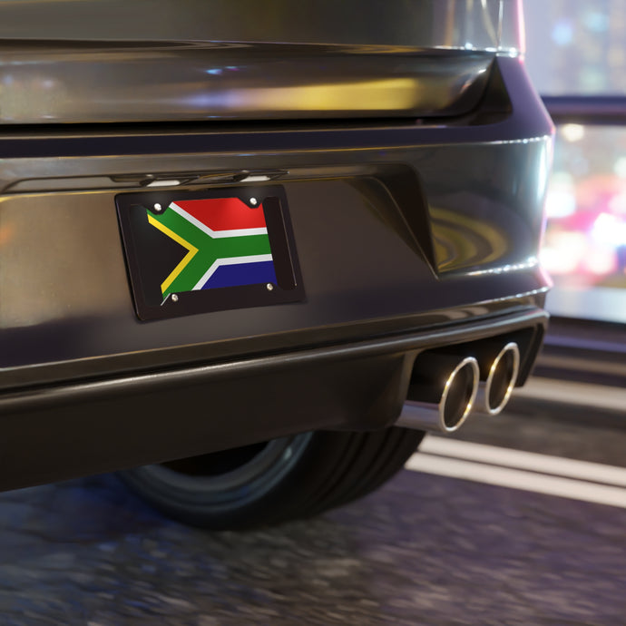 South African Republic Flag Vanity Plate