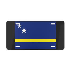 Curacao Flag Vanity Plate