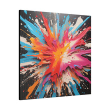 Load image into Gallery viewer, Splashed Paint Pop Wall Art | Square Matte Canvas