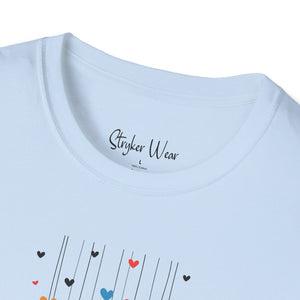 Hanging Hearts | Unisex Softstyle T-Shirt
