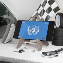 Load image into Gallery viewer, United Nations Flag Vanity Plate