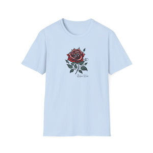 Vintage Tattoo Rose | Unisex Softstyle T-Shirt