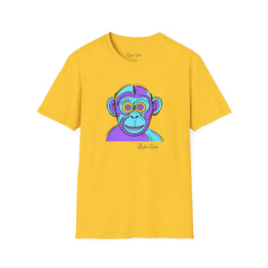 Funky Monkey Pop Art | Unisex Softstyle T-Shirt