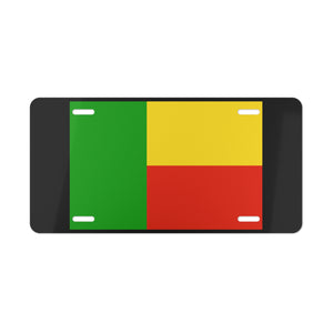 Benin Flag Vanity Plate