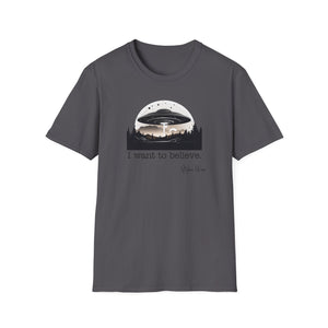 UFO I Want to Believe | Unisex Softstyle T-Shirt