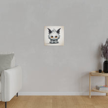 Load image into Gallery viewer, Happy Cartoon Kitty Wall Art | Square Matte Canvas