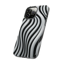 Load image into Gallery viewer, Funky Lines Black and White | iPhone, Samsung Galaxy, and Google Pixel Tough Cases