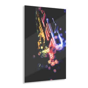 City Neon Lights Acrylic Prints