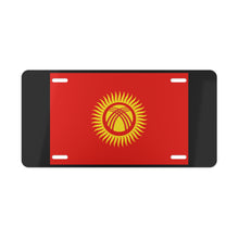 Load image into Gallery viewer, Kyrgyzstan Flag Vanity Plate