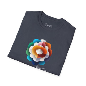 Minimalist Abstract Color Art | Unisex Softstyle T-Shirt