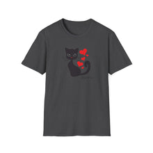 Load image into Gallery viewer, Kitty Hearts | Unisex Softstyle T-Shirt