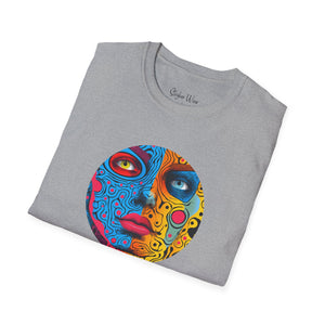 Abstract Face Pop Art | Unisex Softstyle T-Shirt