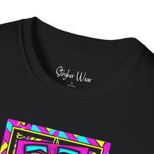 Load image into Gallery viewer, Neon Funky Face Pop Art | Unisex Softstyle T-Shirt