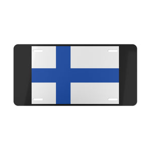 Finland Flag Vanity Plate