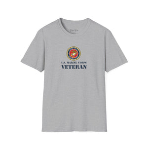 U.S. Marine Corps Veteran 2 | Unisex Softstyle T-Shirt